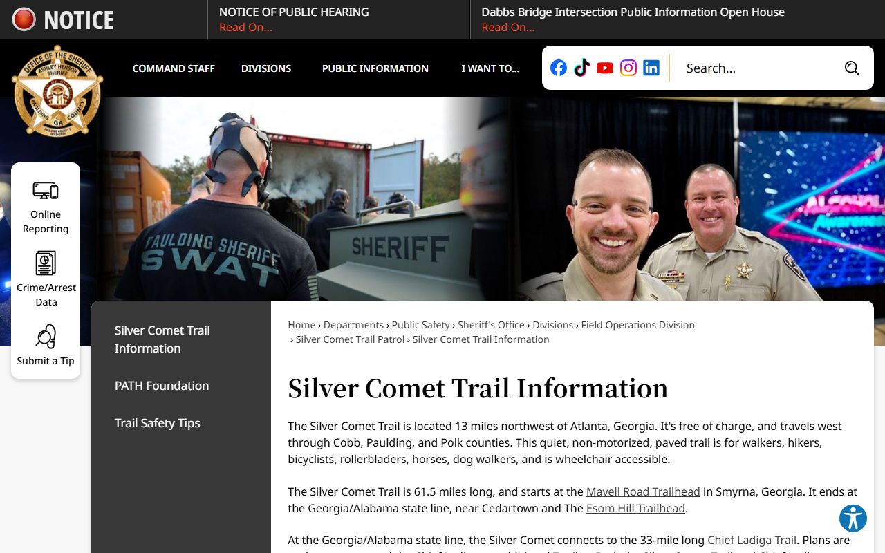 Paulding County Clerk of Superior Court local public records context