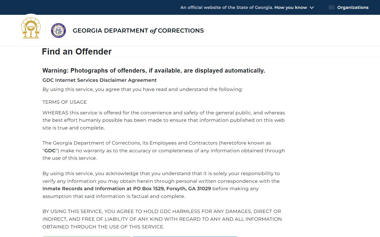 Georgia offender query contrast for Paulding County Superior Court records