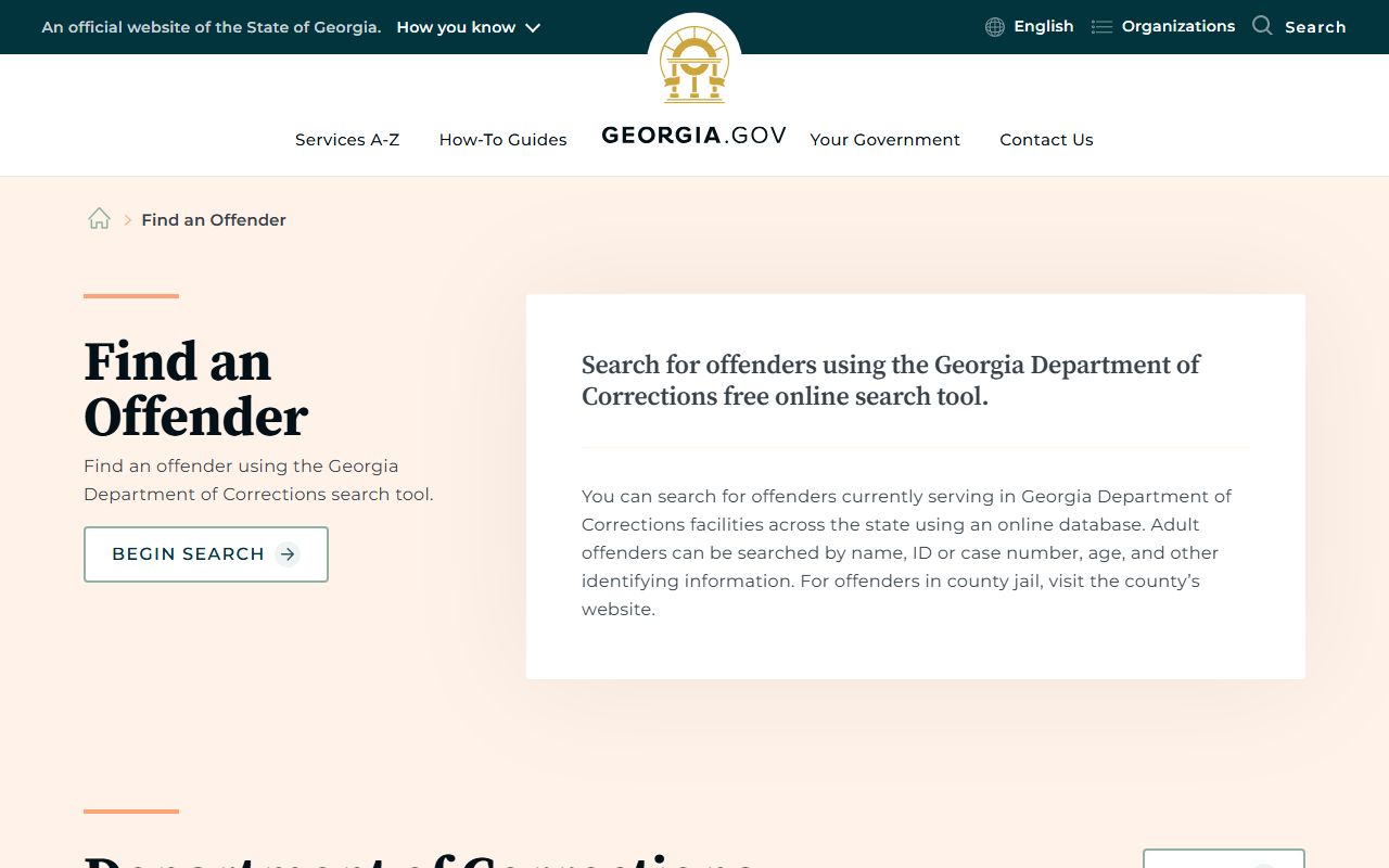 Paulding County inmate records Georgia offender search overview